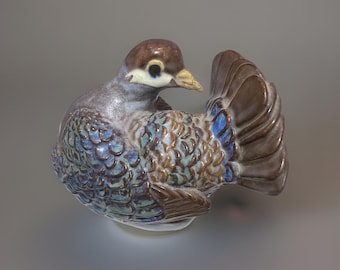 Aluminia Figurine 2952-476 Pigeon Design Jeanne Grut Royal Copenhagen