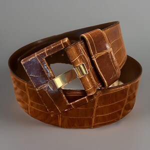 Orciani Vintage 90s Brown Leather Agate Stone Boho Tie Waist Belt 85cm Medium Orciani | Accessories | Orciani Leather Belt | Poshmark main image 2