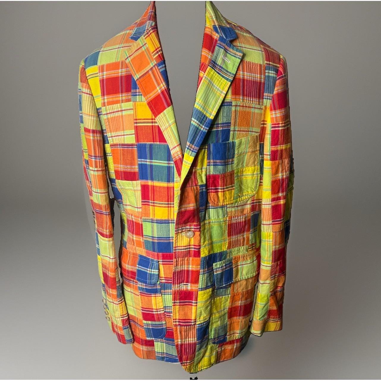 Ralph Lauren Patchwork Blazer - Etsy