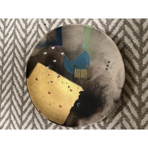 HALL CARLSON,Vintage Abstract Raku Studio Art Pottery  Signed and Dated 1985