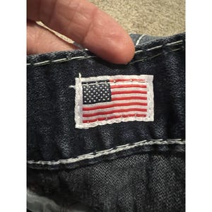 True Religion Ricky Super T-36 Thick Stitches Jeans Made In USA RARE Vintage image 6