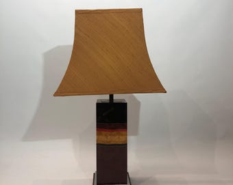Jean Claude Mahey Table Lamp 1970s French Hollywood Regency Midcentury Light