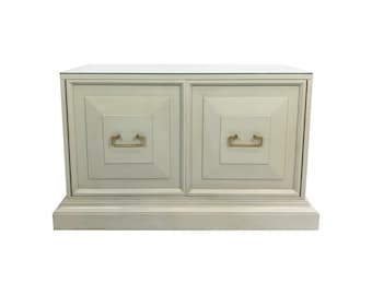 Neoclassical Duck Egg Cabinet On Plinth 1970s USA Blue Chinoiserie Retro Vintage