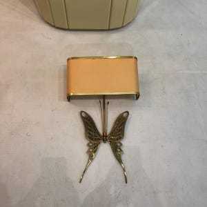 Brass Butterfly Wall Sconce Willy Daro Light Mid Century Modernist 1970s Vintage