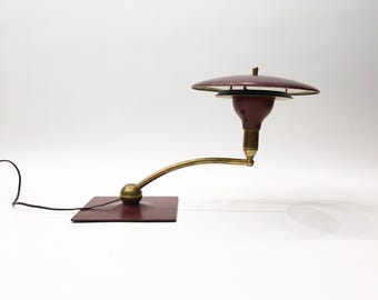 Mg Wheeler Brass Table Lamp Midcentury Vintage Regency 1960s USA