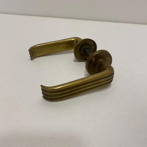 Gio Ponti Brass Door Handle Art Deco 1930s Italian Midcentury Architecture 1940s
