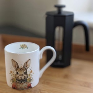 Tazza Coniglio - conigli, amante dei conigli, regali a forma di coniglio, amante dei conigli, regali a forma di coniglio