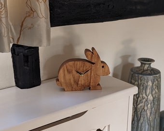 Bunny Rabbit Free Standing Clock with Quartz Mechanism