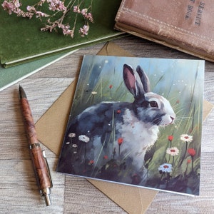 Bunny Rabbit Card (Open/Blank)