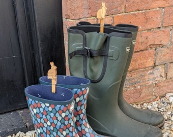 Clips para botas de agua Oak Bunny Rabbit (juego de 2) Clip para botas