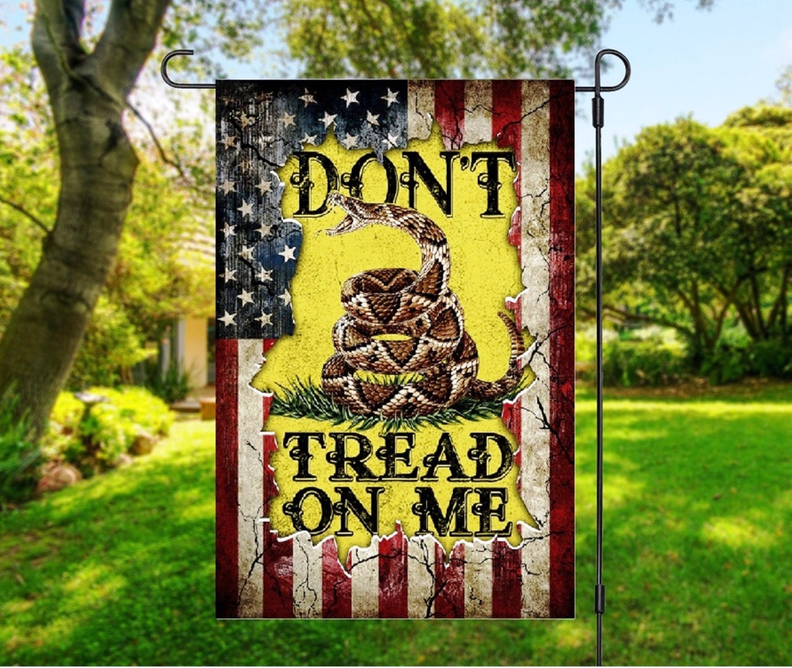 Gadsden Flag (Don't Tread On Me), Nylon, Various Sizes - Made In The U - Foto 6