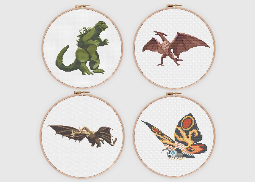 King of the Monsters Featuring Godzilla Mothra Rodan and - Etsy Ireland