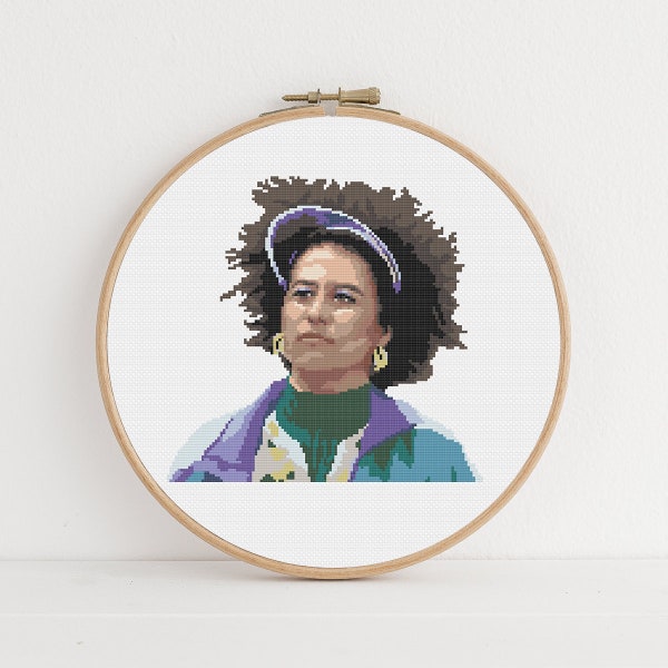 Ilana Glazer / Broad City Counted Cross Stitch Pattern: Instant Digital Download, PDF Pattern