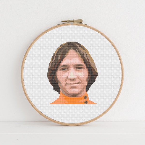 Peter Tork / The Monkees / Cross Stitch Pattern / Instant Digital Download, PDF Pattern