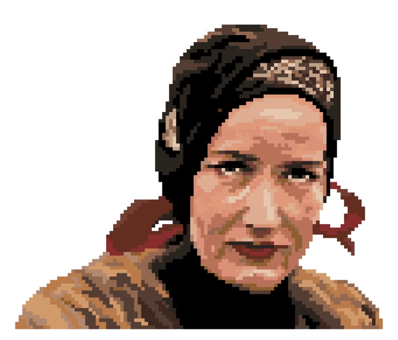 Grey Gardens / Little Edie Cross Stitch Pattern Instant Etsy