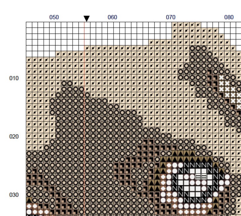 Labrador Retriever Counted Cross Stitch Pattern / Dog ...
