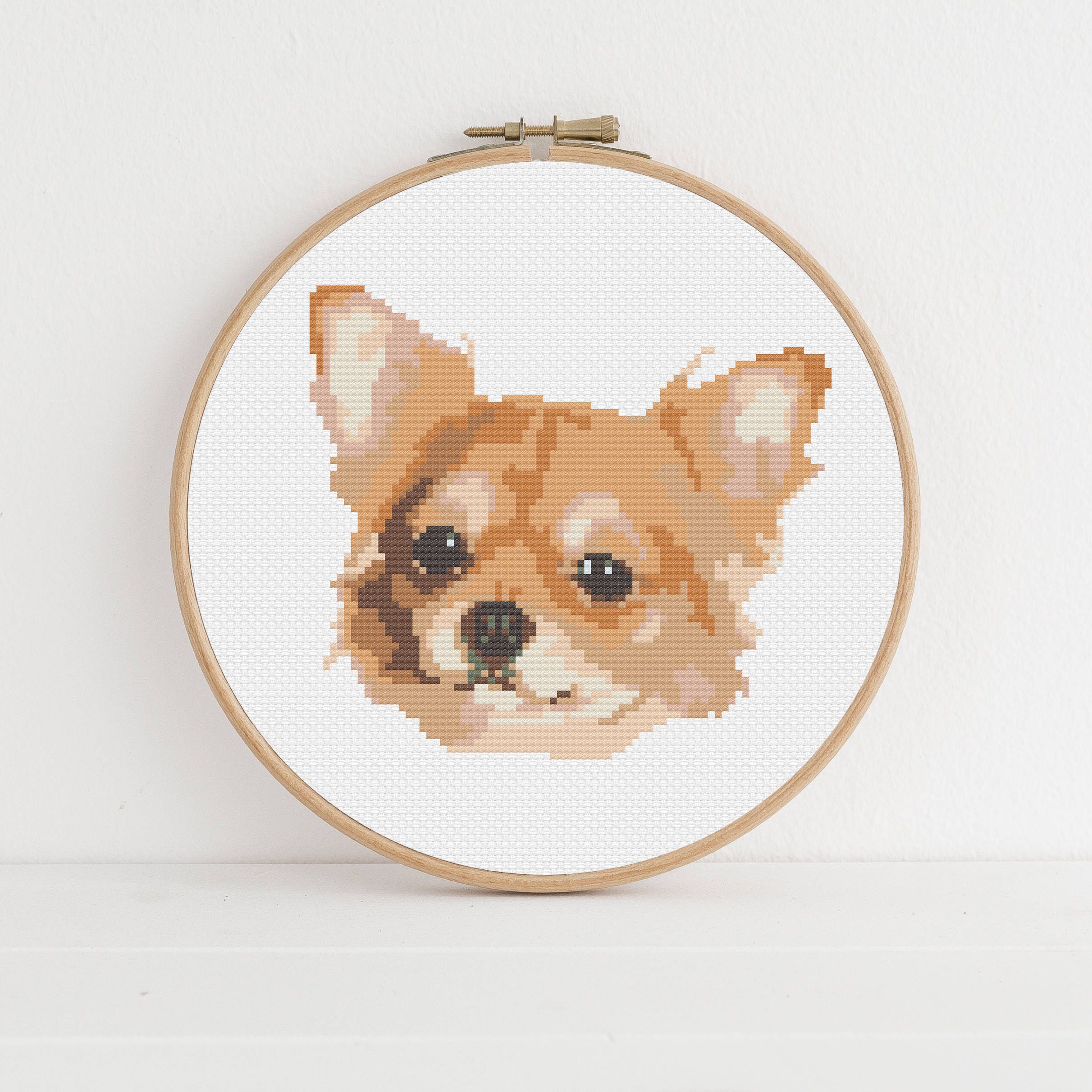 Chihuahua Cute Cross Stitch Pattern / Long-haired Tan Dog - Etsy