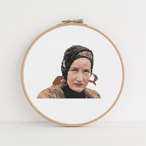 Grey Gardens / Little Edie Cross Stitch Pattern: Instant Digital Download, PDF Pattern