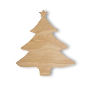 Christmas Tree Silhouette/Wooden Christmas Tree Shape/Christmas Tree Cut Out