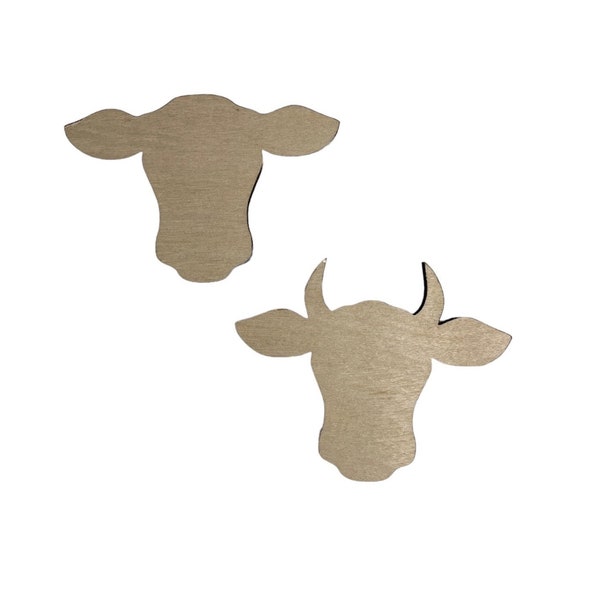 Cow Head Shape/Cow Silhouette/wooden Cow
