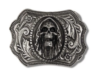 Laughing Grim Reaper Belt Buckle