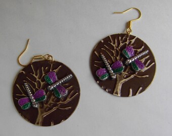 Dragonfly earrings