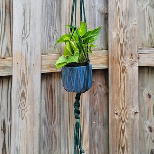 Macrame Plant Hanger – Boho Home Decor | Indoor/Outdoor Garden Accent | Plant Holder for Wall | Gift for Plant Lovers