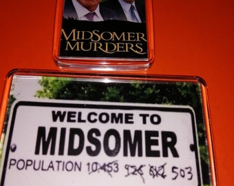 MIDSOMER MURDERS COLLECTABLE KEYRING GREAT GIFT CLASSIC BRITISH CRIME SHOW 