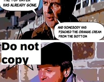 8"x6"  Glossy Fan Art Picture   The Likely Lads Film