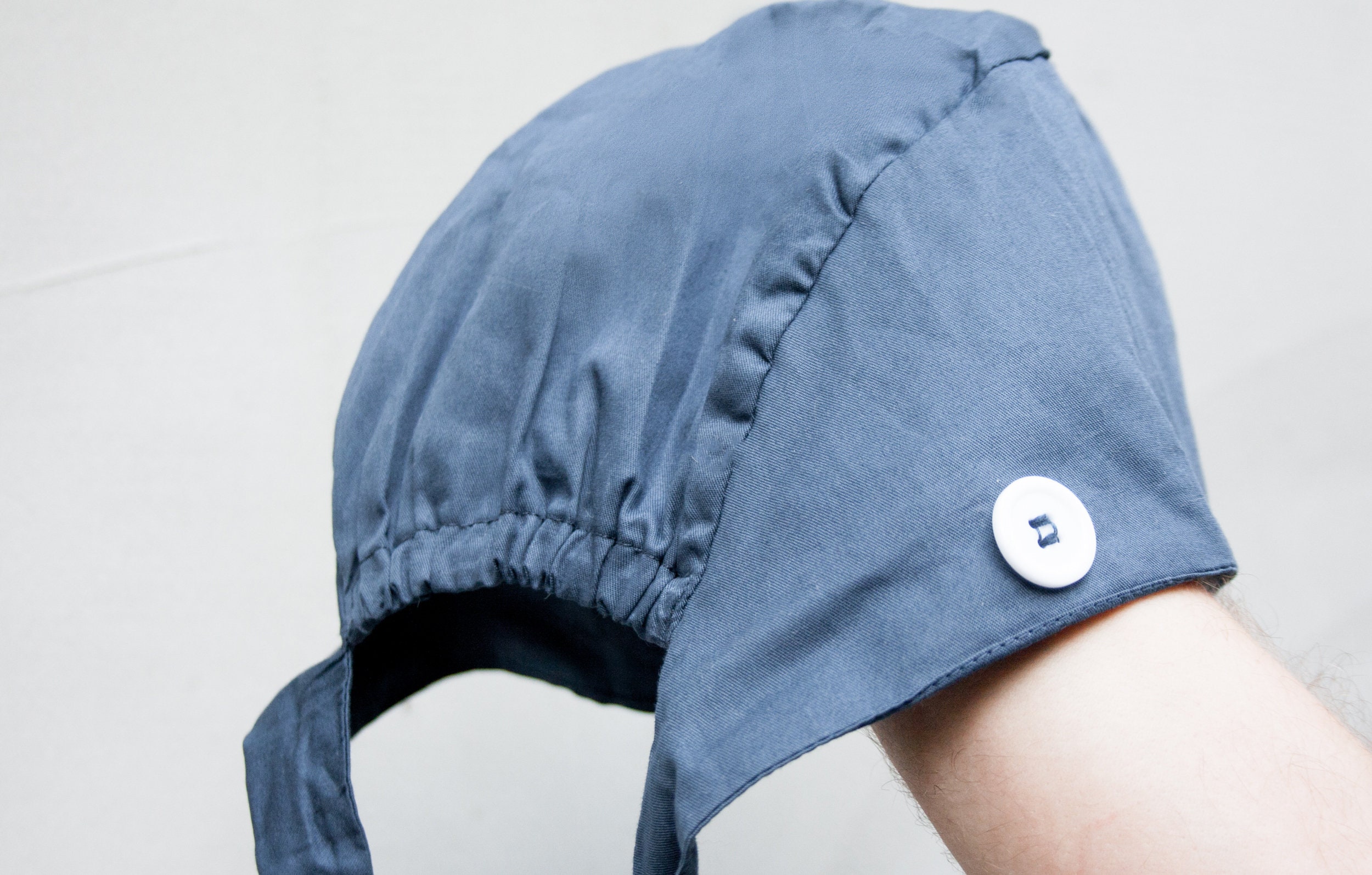 Scrub caps with buttons menNurse cap with buttons for Etsy
