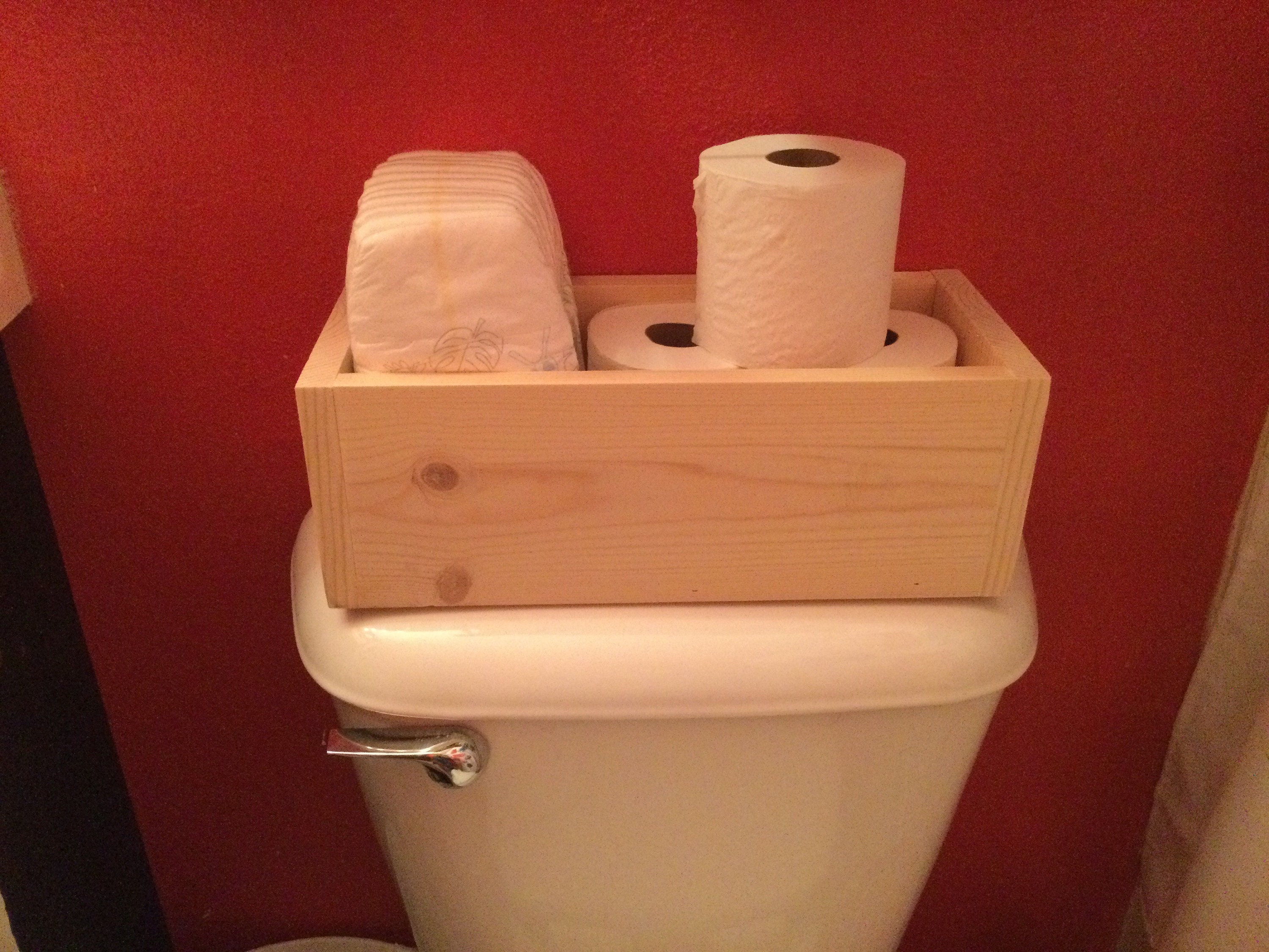 Wooden Box for Behind the Toilet Etsy UK