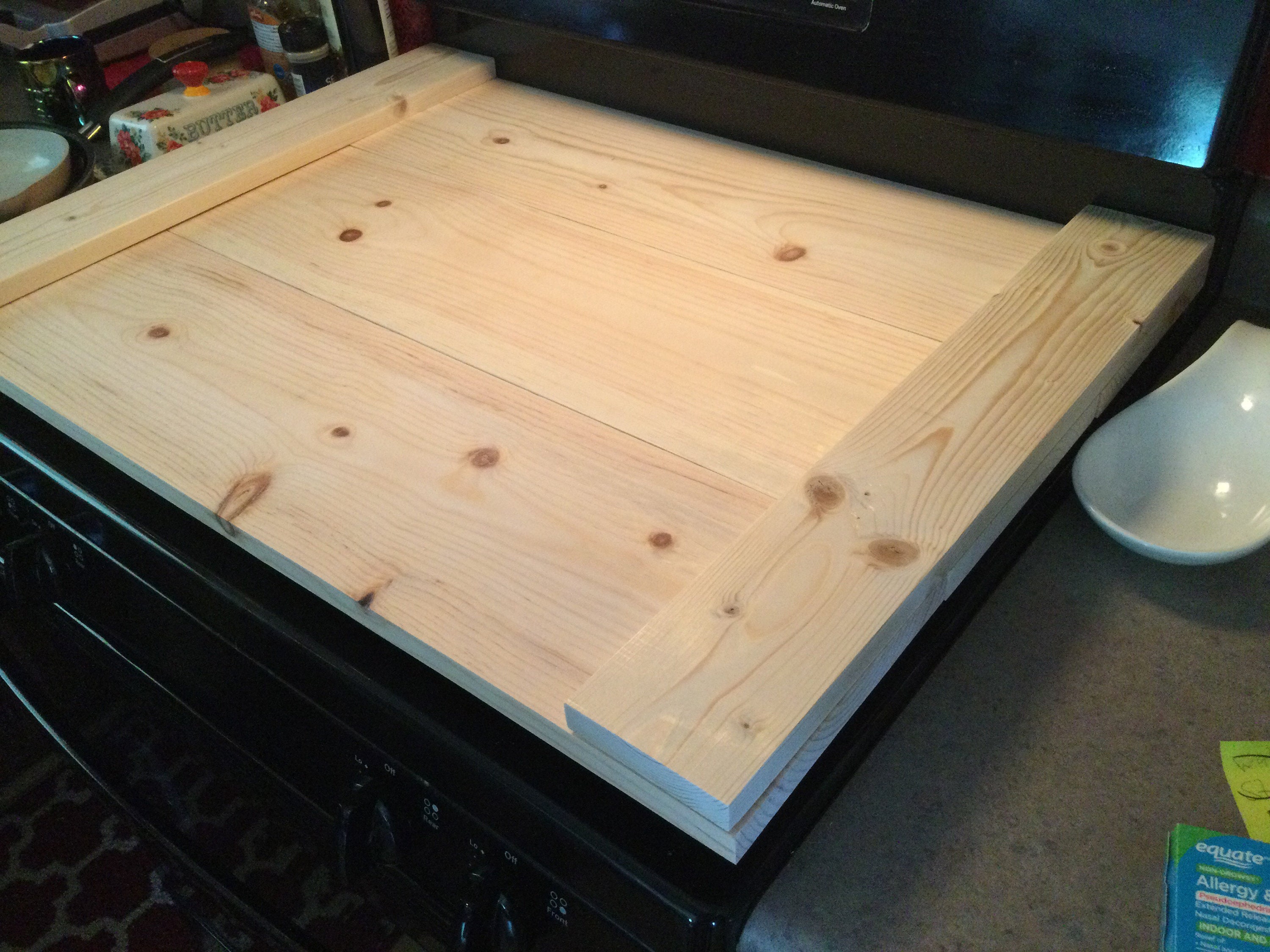 Noodle board DIY Noodle board kit unassembled stove top Etsy