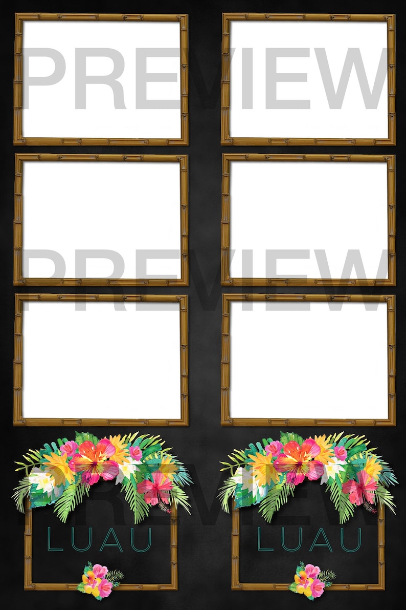 LuauHawaiian Template Design