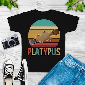 Vintage Retro Platypus Shirt / platypus gifts / Men Women Kids Boys Girls / Tank Top / Sweatshirt / Hoodie / Toddler / platypus shirt