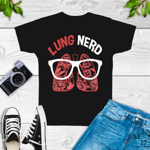Chemise Lung Nerd, Chemise d’inhalothérapeute, Sweat-shirt, Sweat à capuche, Chemise Lungsquad, Cadeau de thérapie respiratoire, T-shirt respiratoire drôle
