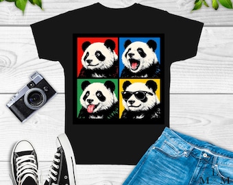 Panda Shirt Funny Gifts For Men Women Kids Mom Dad Fur Bday Pandas