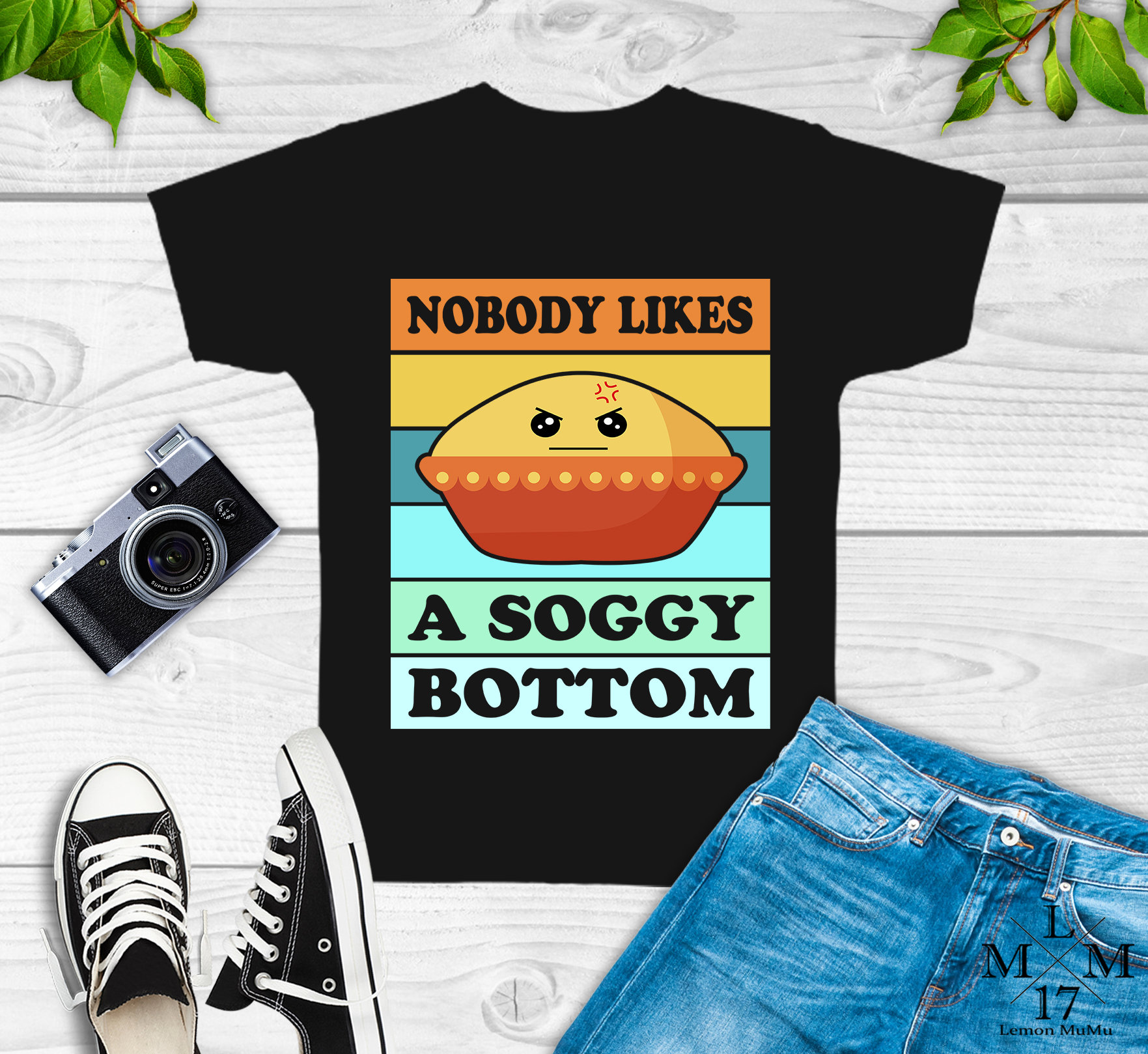 Lustiger Topflappen 'Nobody Likes A Soggy Bottom' – Backshow-Inspiration, Hitzebeständig Bis 200°C