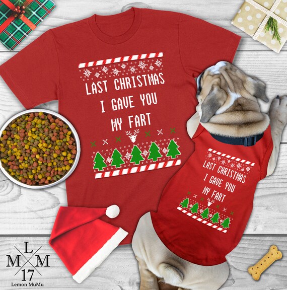 dog christmas shirt for humans