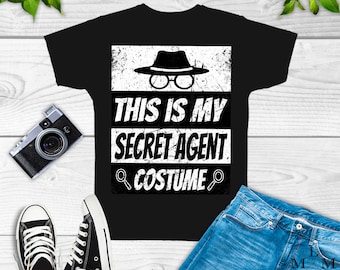 Spy Birthday Party Shirt, Secret Agent Shirt, Spy Party Gifts, Spy Detective Shirt