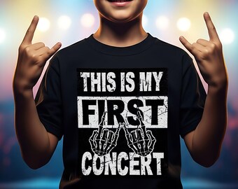 First Concert T-shirt, 1st Concert Tee, Guitar Hoodie, First Show