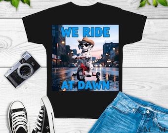 Dalmatian Dog Shirt Funny Gifts For Men Women Kids Mom Dad Fur Bday We Ride At Dawn