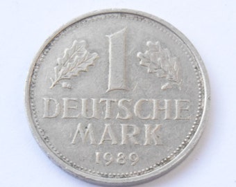 1989 Germany one 1 Mark Coin