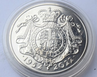 2022 5 Five pound Coin The Queen's Seventy years of Service Platinum Jubilee