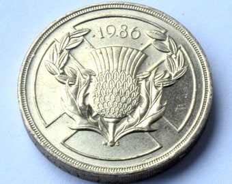 1986 Commonwealth Games 2 Two-pound high grade Coin