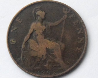 1902 Edward VII Penny (1d) coin