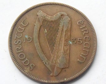 1935 Ireland - One Penny Coin
