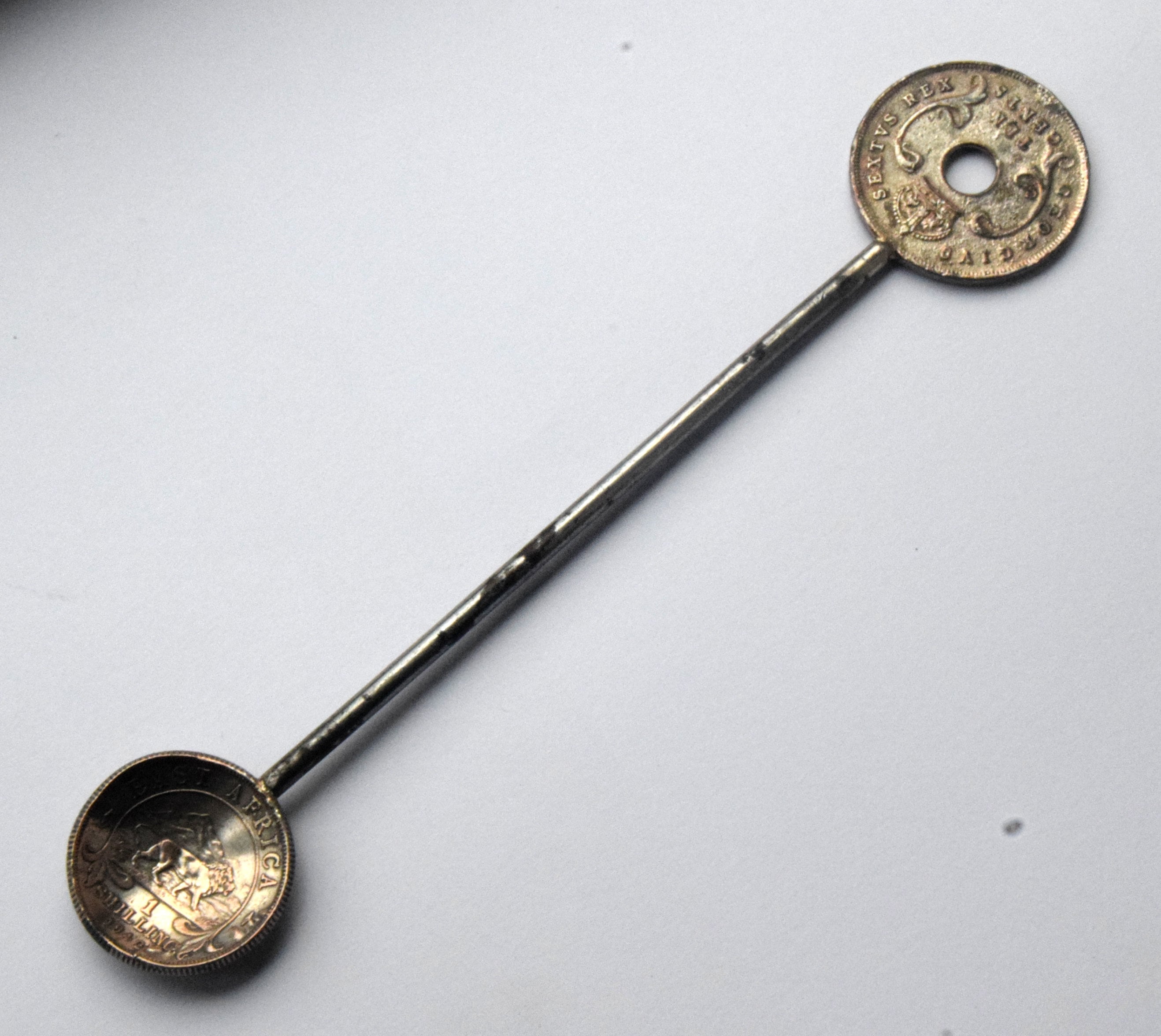 Rare 1942 British East Africa coin spoon