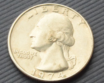 1974 United States George Washington Quarter Dollar coin