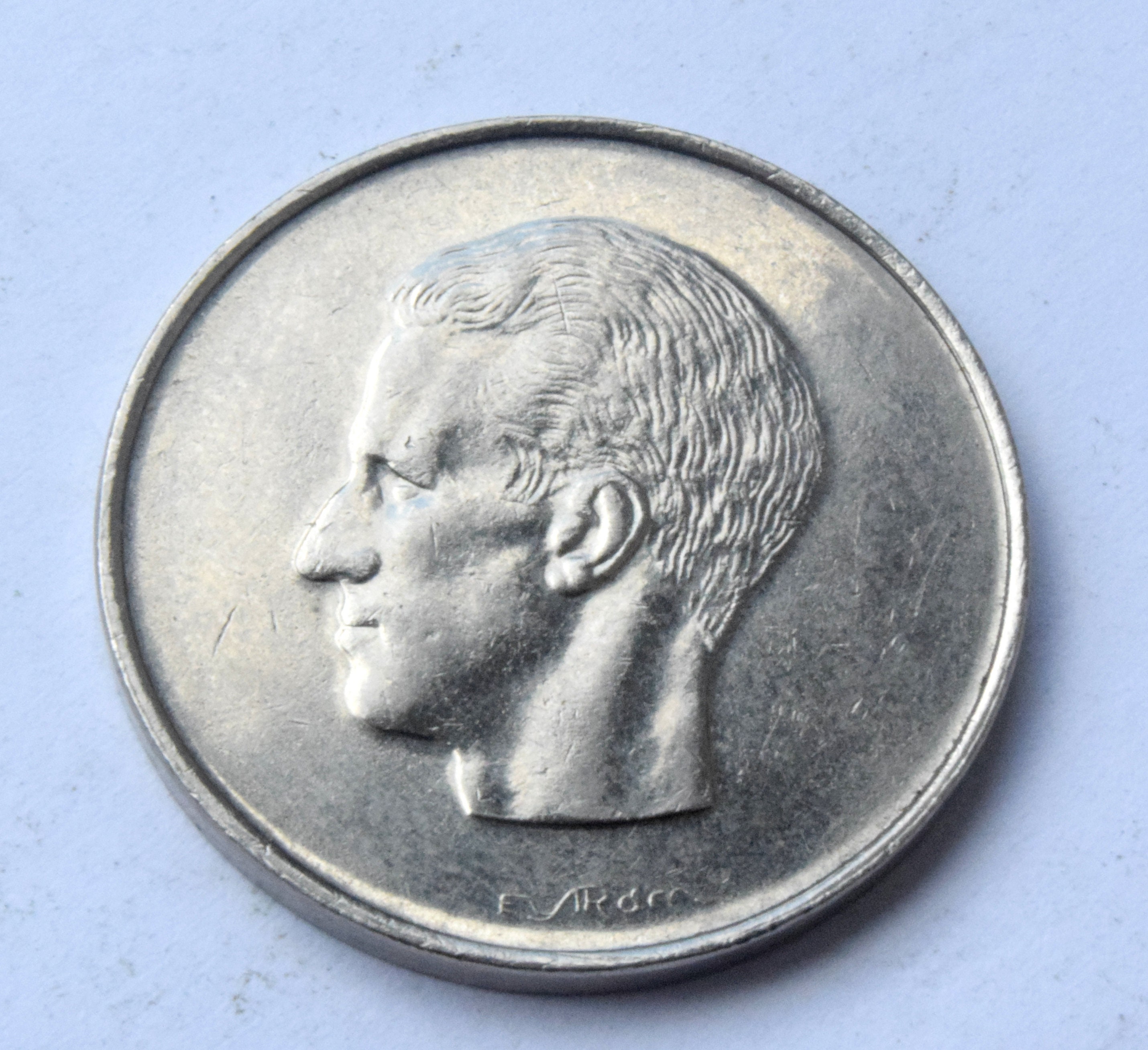 1970 Belgium 10 Francs coin
