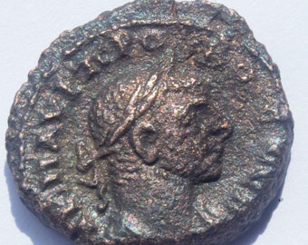 Echte 222-235 oude Romeinse Severus Alexander bronzen munt
